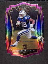 Load image into Gallery viewer, Jonathan Taylor 2020 Panini Select Purple Prizm Die Cut #153