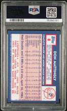 Load image into Gallery viewer, Don Mattingly 2001 Topps Archives Reserve #49 PSA 9