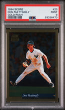 Load image into Gallery viewer, Don Mattingly 1994 Score Gold Rush #23 PSA 9