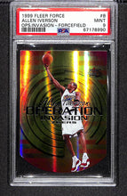 Load image into Gallery viewer, Allen Iverson 1999-00 Fleer Force Operation Invasion Forcefield #8OI PSA 9