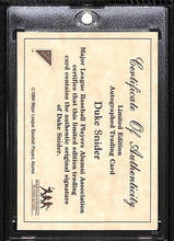 Load image into Gallery viewer, Duke Snider 1994 Nabisco All-Star Legends Autographs #NNO