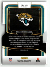 Load image into Gallery viewer, Brian Thomas Jr. 2024 Panini Select Silver Prizm Die Cut #143
