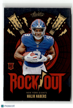 Load image into Gallery viewer, Malik Nabers 2024 Panini Absolute Rock Out #RO-MNS