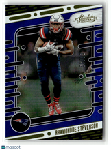 Load image into Gallery viewer, Rhamondre Stevenson 2024 Panini Absolute Blue Diamonds /99 #73