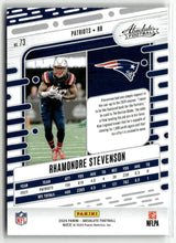 Load image into Gallery viewer, Rhamondre Stevenson 2024 Panini Absolute Blue Diamonds /99 #73