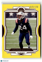Load image into Gallery viewer, Stephon Gilmore 2021 Panini Legacy Yellow #53 #/150