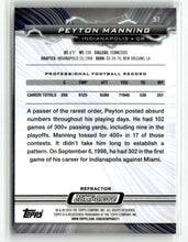 Load image into Gallery viewer, Peyton Manning 2023 Topps Composite Resurgence Refractor #57