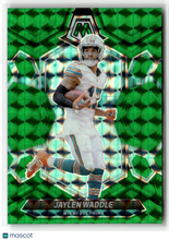 Load image into Gallery viewer, Jaylen Waddle 2024 Panini Mosaic Mosaic Green #138
