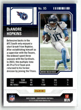 Load image into Gallery viewer, DeAndre Hopkins 2023 Panini Contenders Opening Kickoff (Green Laser) Ticket #95