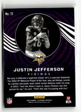 Load image into Gallery viewer, Justin Jefferson 2023 Panini Illusions Retail #72
