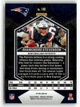 Load image into Gallery viewer, Rhamondre Stevenson 2024 Panini Mosaic Mosaic Green #149