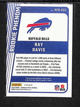 Load image into Gallery viewer, Ray Davis 2024 Donruss Optic Rookie Phenoms Blue Hyper #RPB-RDS
