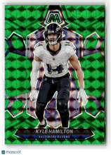 Load image into Gallery viewer, Kyle Hamilton 2024 Panini Mosaic Mosaic Green #21