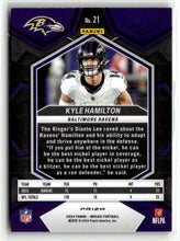 Load image into Gallery viewer, Kyle Hamilton 2024 Panini Mosaic Mosaic Green #21