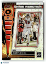 Load image into Gallery viewer, George Kittle 2023 Donruss Optic Chain Reaction #CR-GK