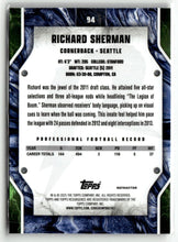 Load image into Gallery viewer, Richard Sherman 2024 Topps Resurgence Refractor #94
