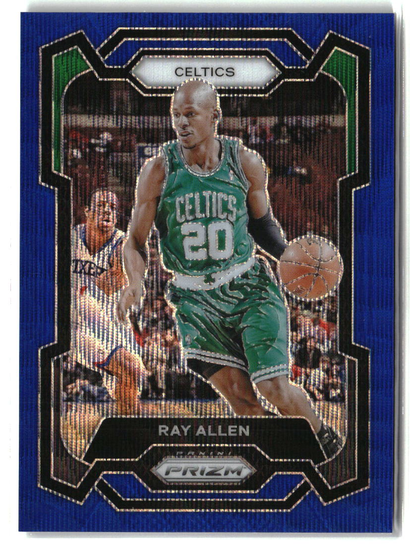 Ray Allen 2023-24 Panini Prizm Prizms Blue Wave #192