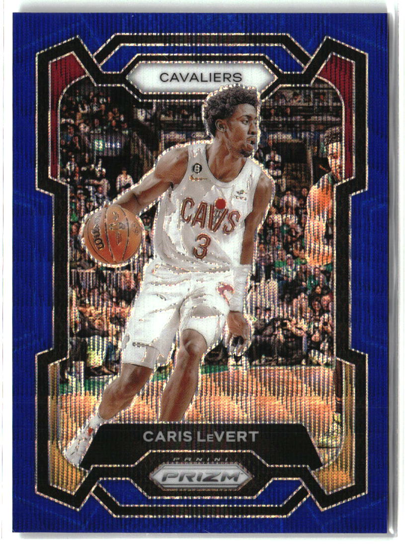 Caris LeVert 2023-24 Panini Prizm Prizms Blue Wave #253