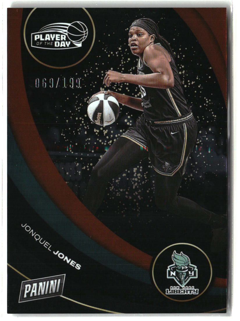 Jonquel Jones 2025 Panini WNBA Player of the Day Orange #14 #/199