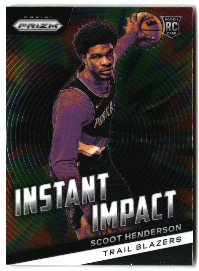 Scoot Henderson 2023-24 Panini Prizm Instant Impact #9