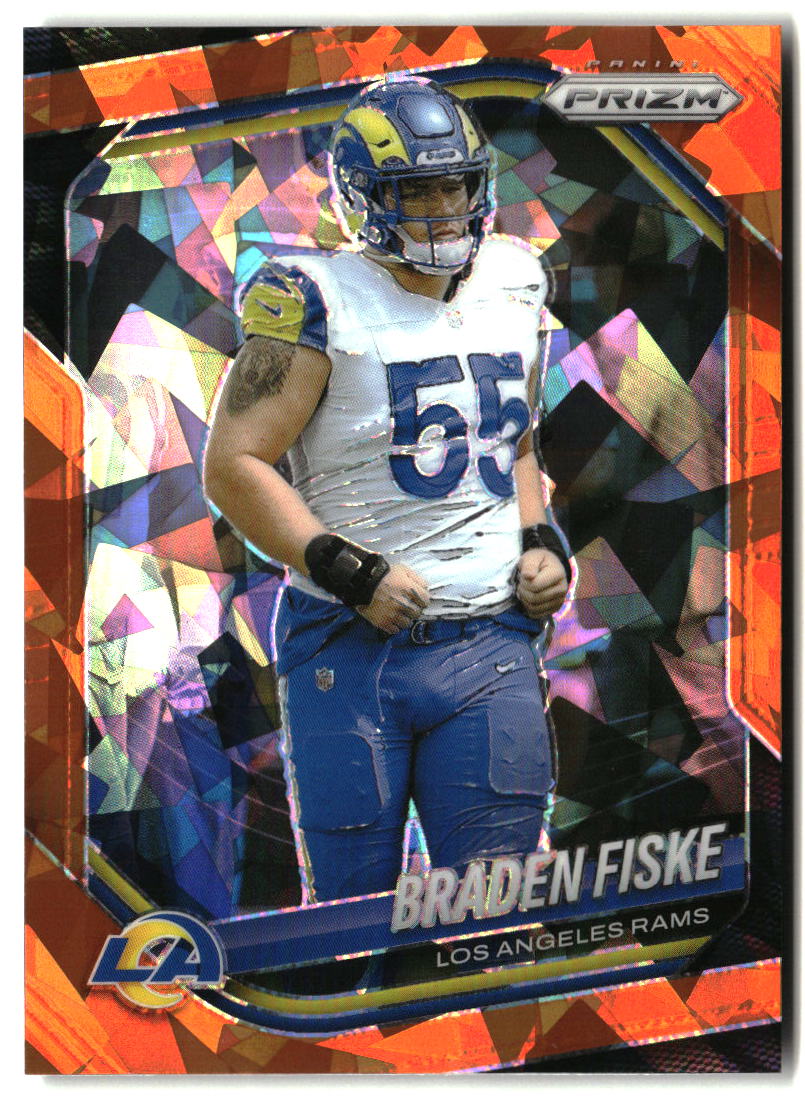 Braden Fiske 2025 Panini Prizm Orange Ice #144