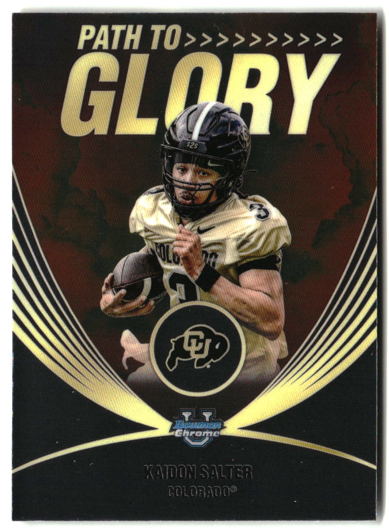 Kaidon Salter 2025 Bowman University Chrome Path to Glory #PG-16