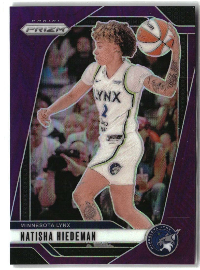 Natisha Hiedeman 2024 Panini Prizm WNBA Purple Prizms #18 #/149