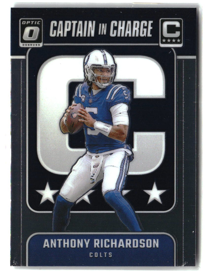 Anthony Richardson 2024 Donruss Optic Captain In Charge #6