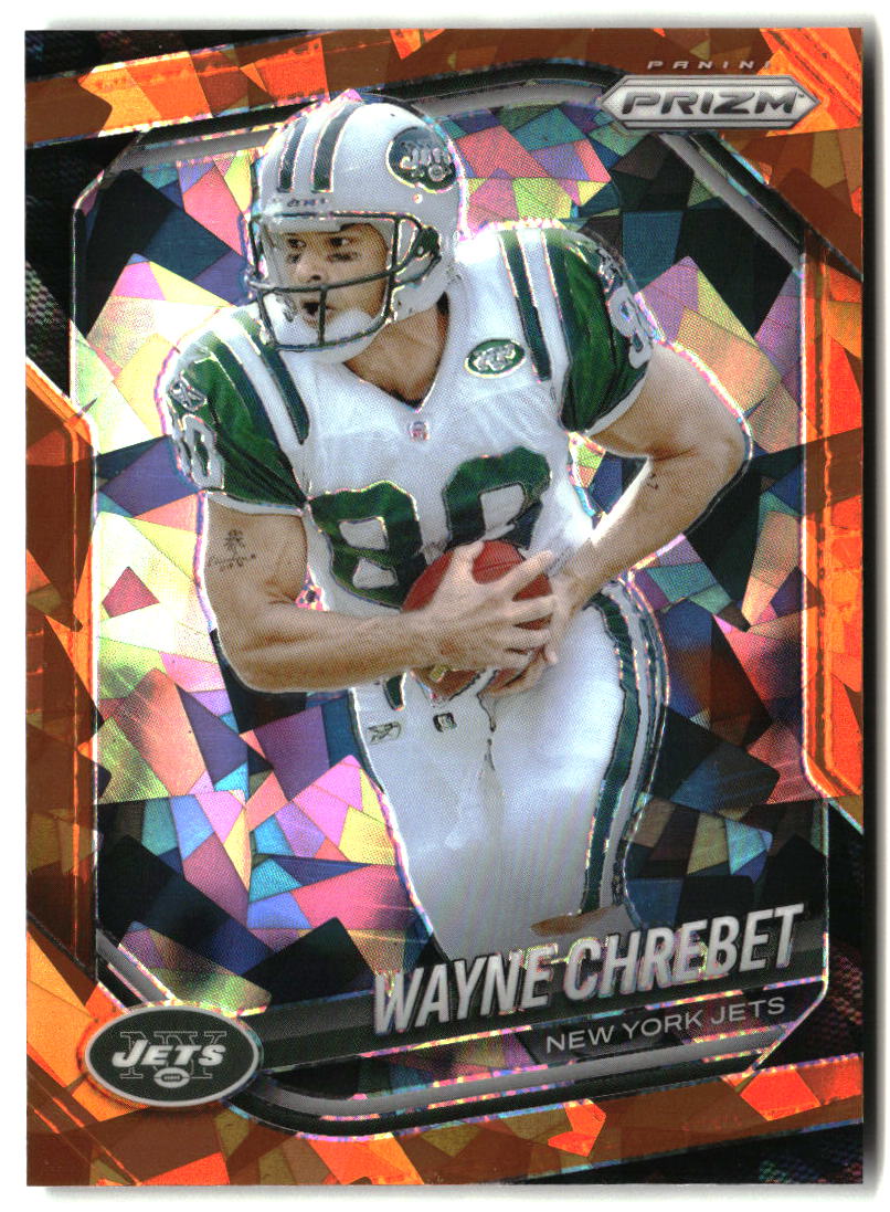Wayne Chrebet 2025 Panini Prizm Orange Ice #295
