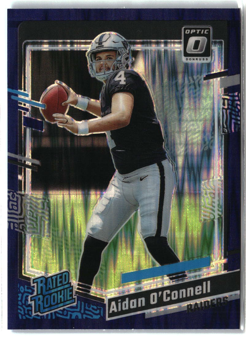 Aidan O'Connell 2023 Donruss Optic Purple Shock #258