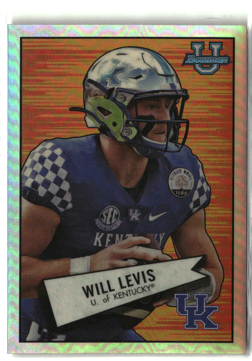 Will Levis 2022 Bowman University Chrome 1952 Bowman #52BF-7