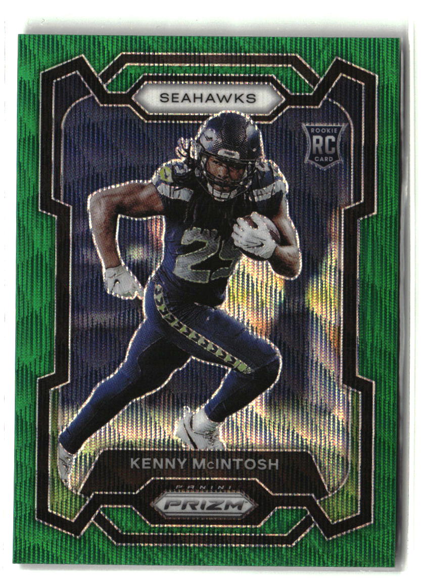 Kenny McIntosh 2023 Panini Prizm Green Wave #391