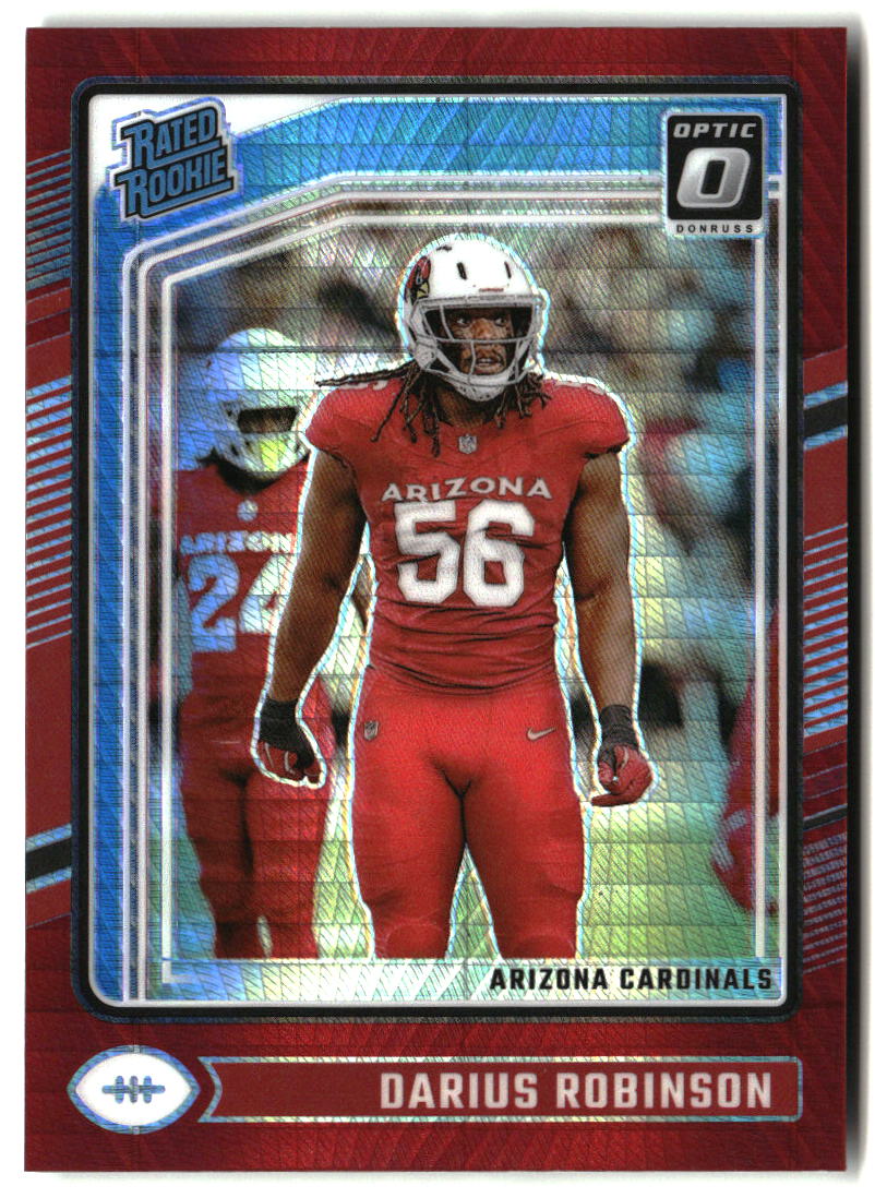 Darius Robinson 2024 Donruss Optic Red Hyper #225