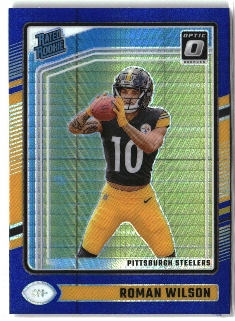 Roman Wilson 2024 Donruss Optic Blue Hyper #285
