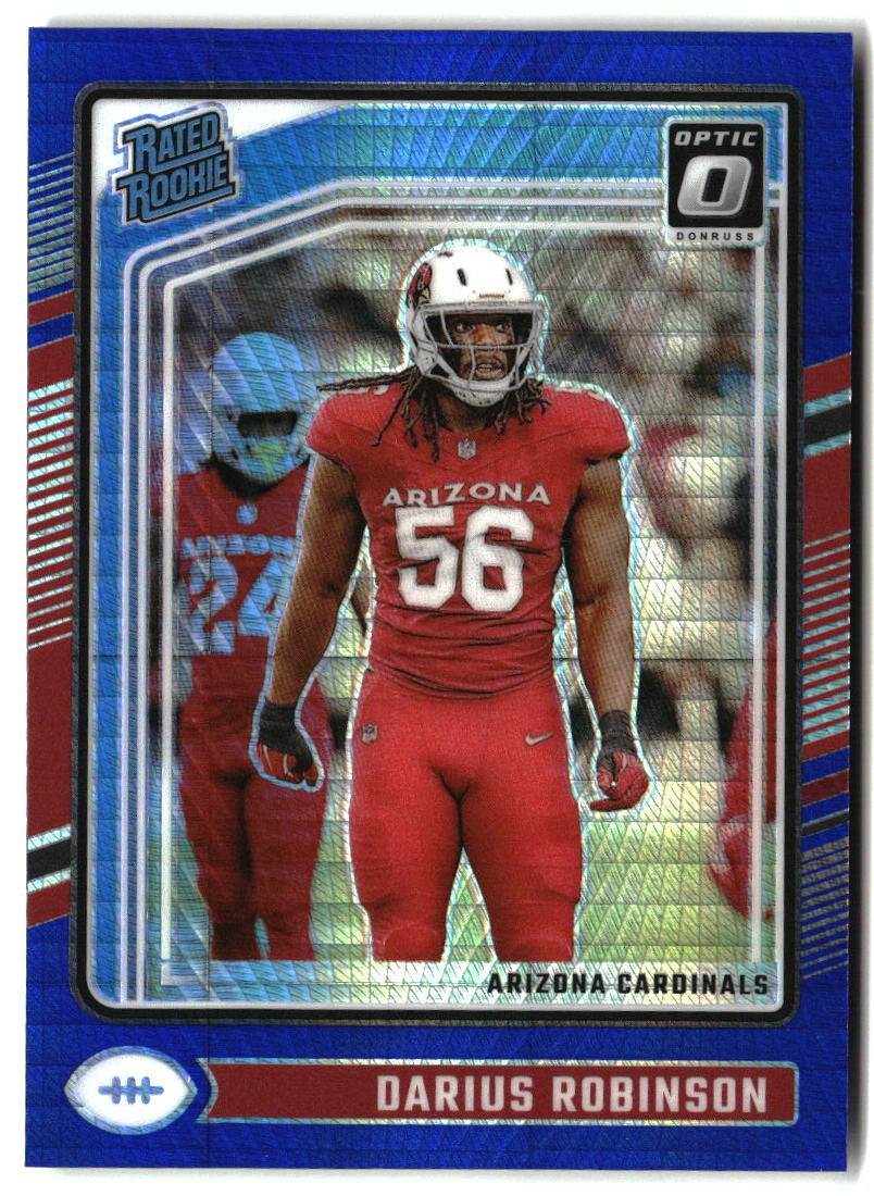 Darius Robinson 2024 Donruss Optic Blue Hyper #225