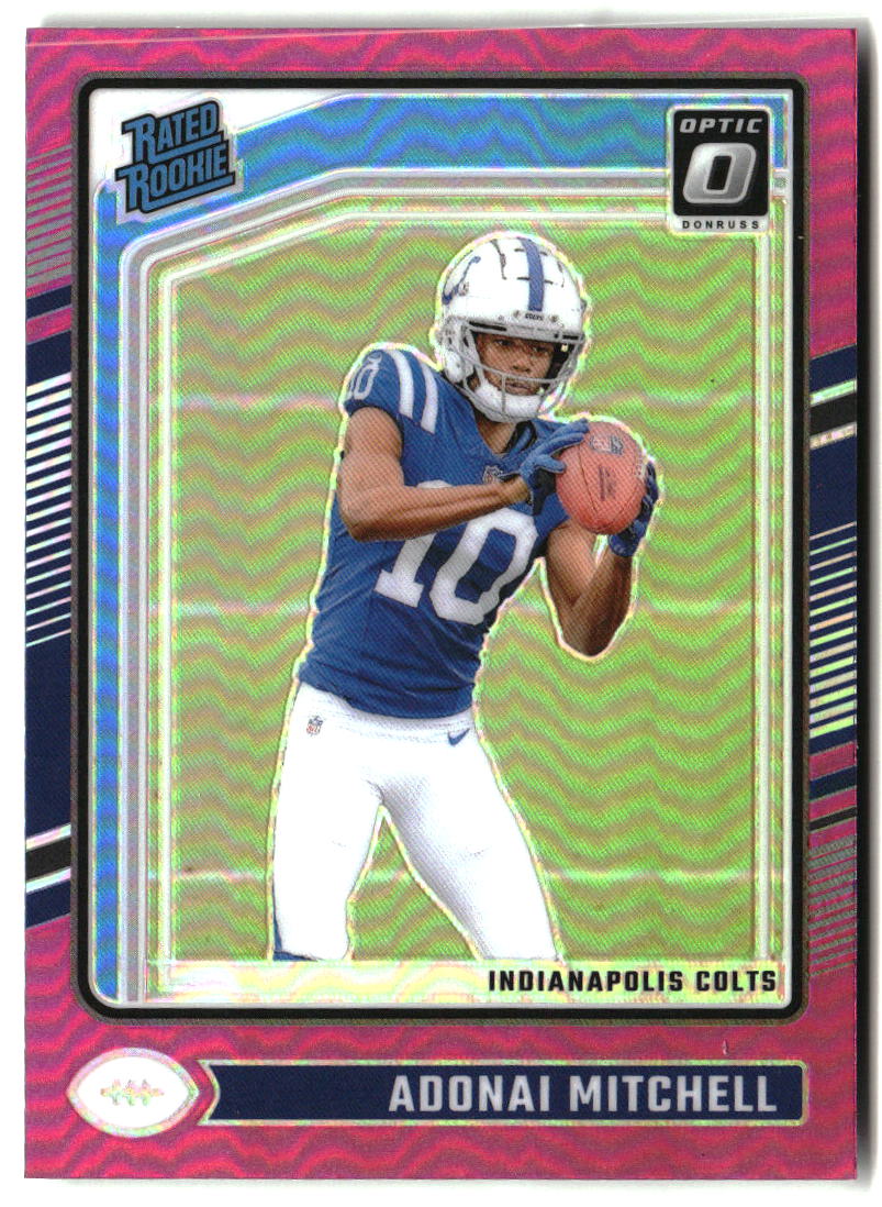 Adonai Mitchell 2024 Donruss Optic Pink #203