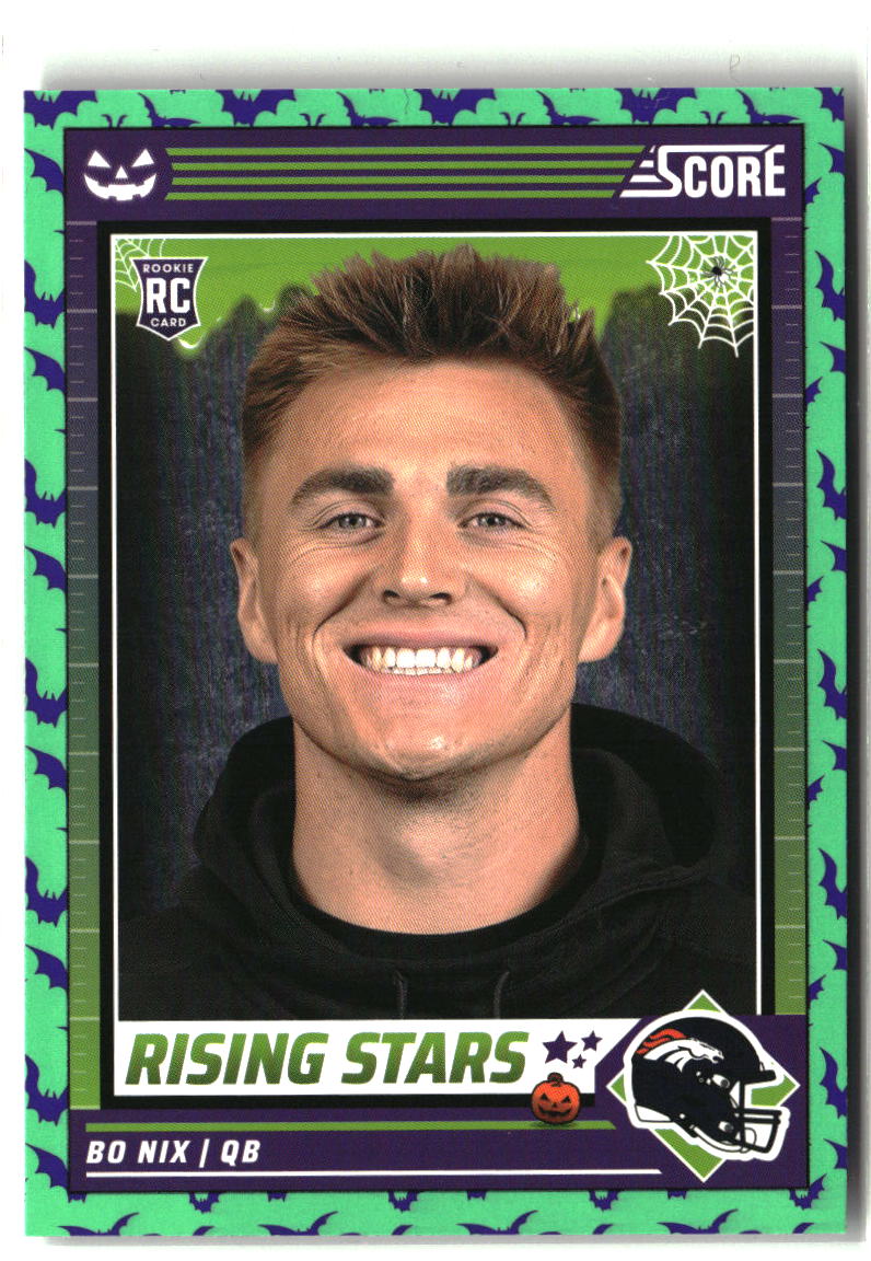 Bo Nix 2024 Score-A-Treat Rising Stars Green Bats #4