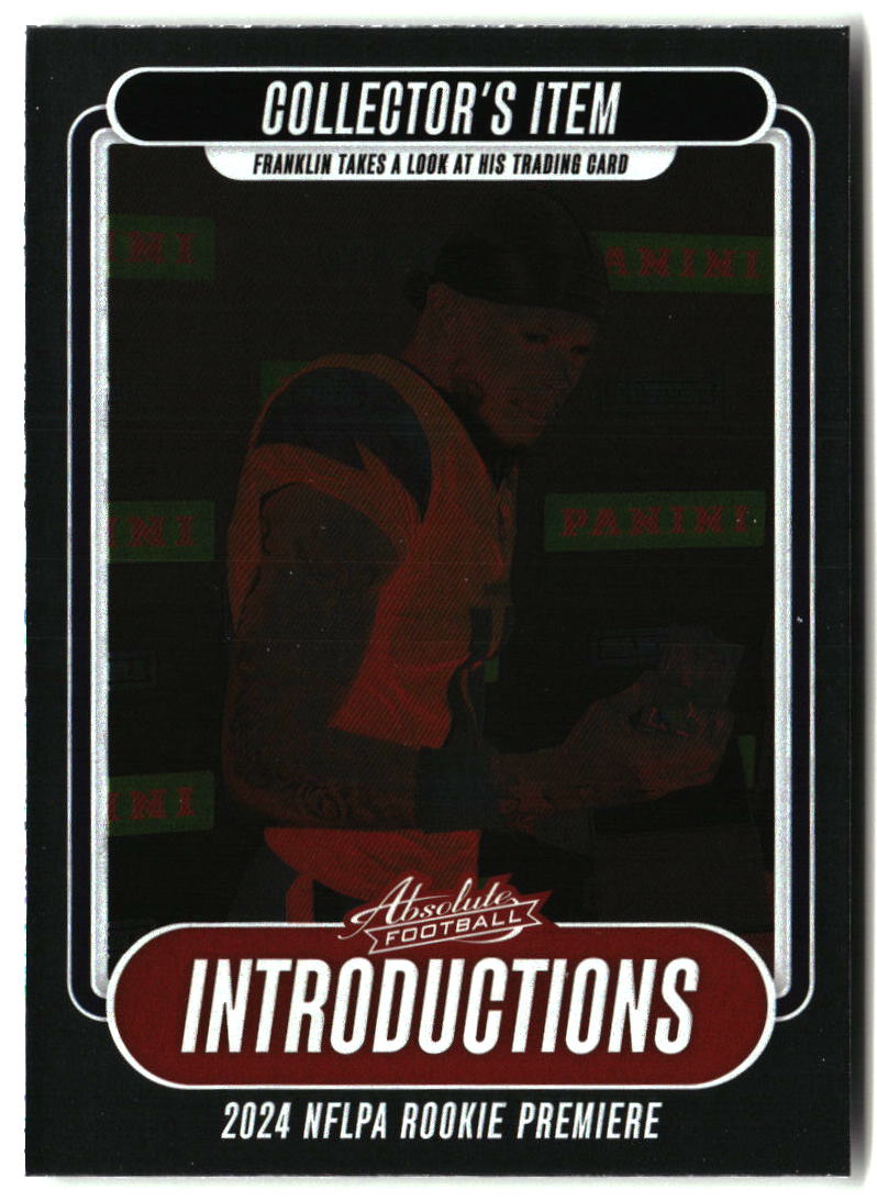 Troy Franklin 2024 Panini Absolute Introductions #I-TFN