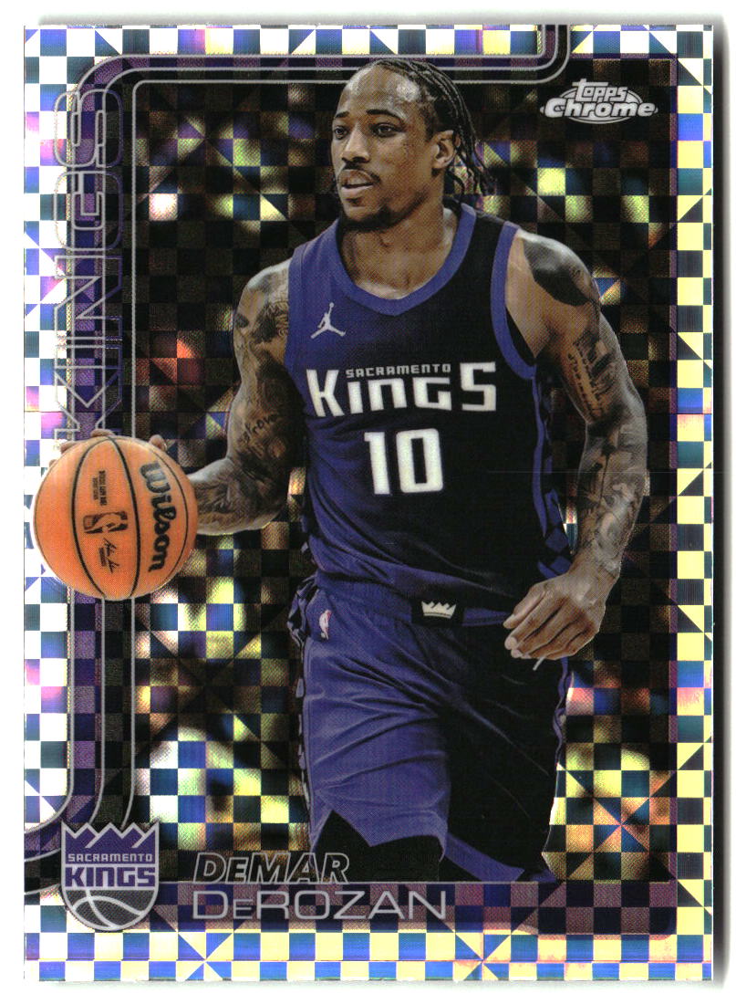 DeMar DeRozan 2025-26 Topps Chrome X-Fractor #240
