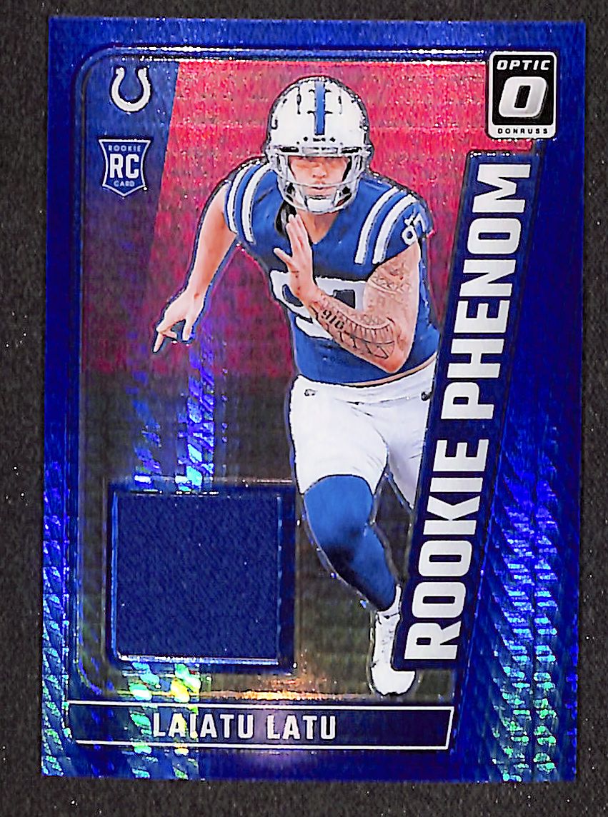 Laiatu Latu 2024 Donruss Optic Rookie Phenoms Blue Hyper #RPB-LLU