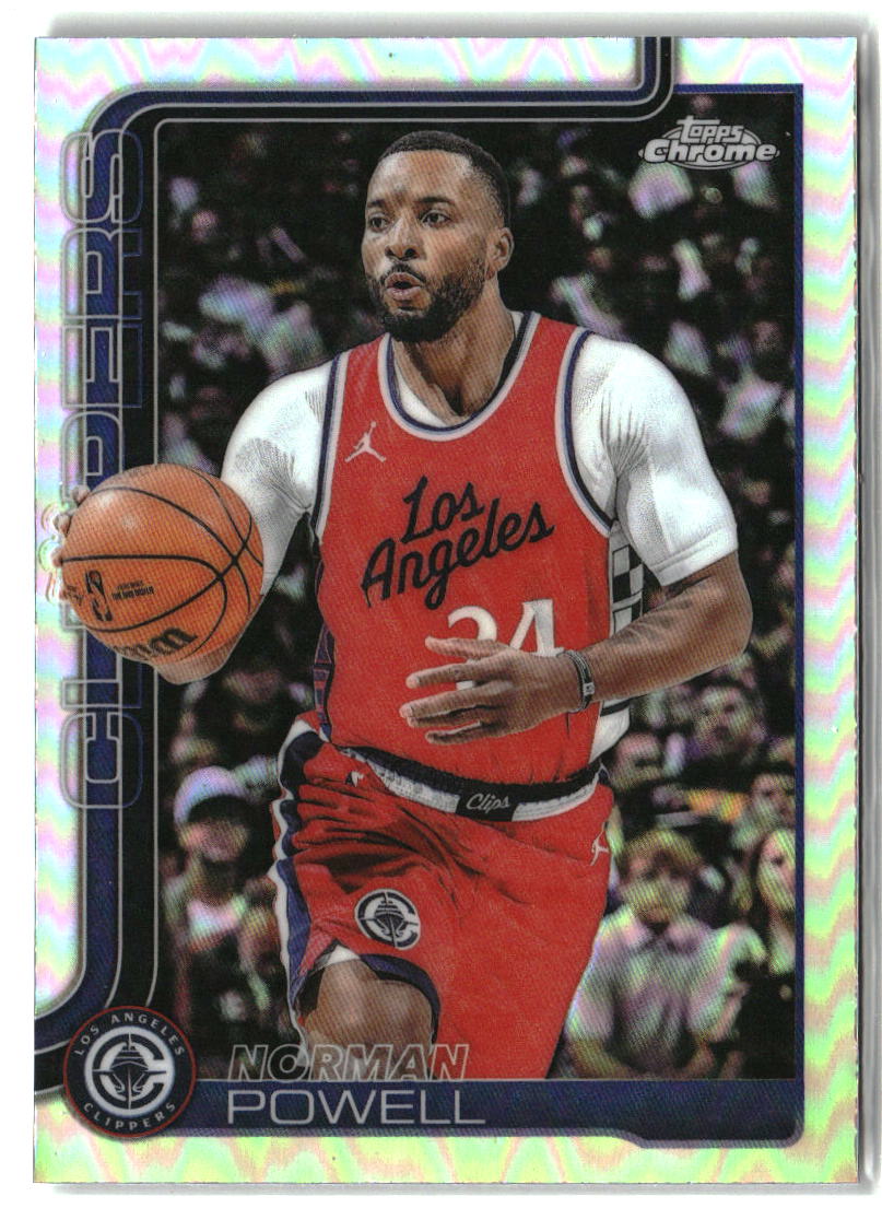 Norman Powell 2025-26 Topps Chrome Refractor #22