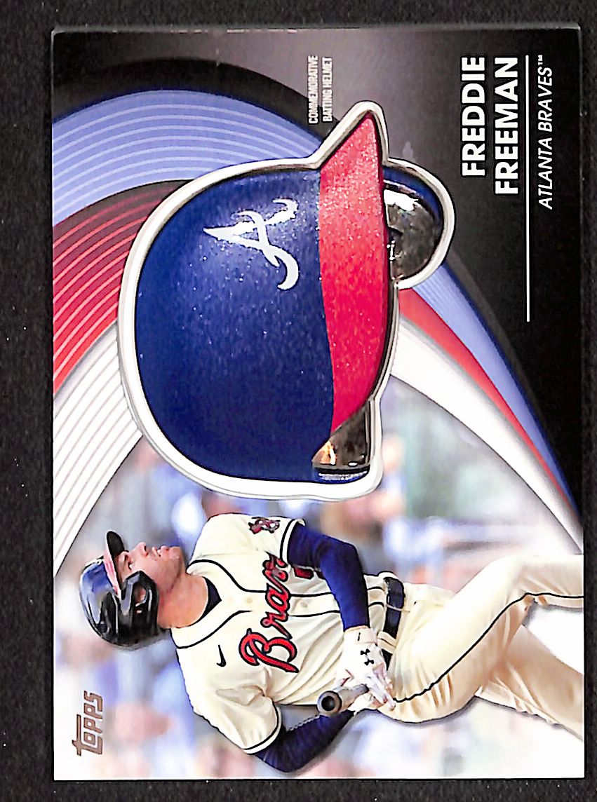 Freddie Freeman 2022 Topps Batting Helmet Commemorative Relic #BH-FFR