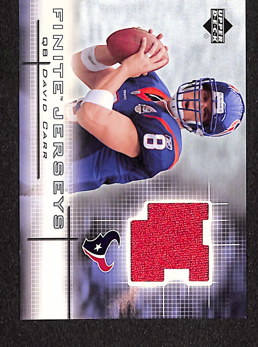 David Carr 2003 Upper Deck Finite Jerseys #FJ-DC