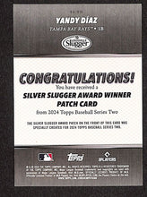 Load image into Gallery viewer, Yandy Díaz 2024 Topps Silver Slugger Award Winner Patches #SS-YD
