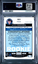 Load image into Gallery viewer, Mikko Rantanen 2015-16 O-Pee-Chee Platinum Traxx #181 #/125 PSA 9