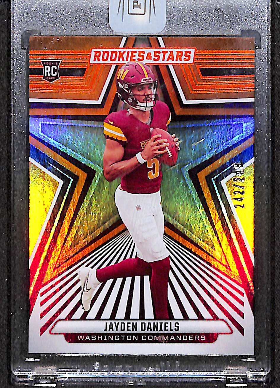 Jayden Daniels 2024 Panini Rookies & Stars Orange #148 #/249