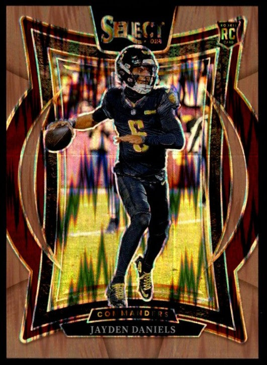 Jayden Daniels 2024 Panini Select Copper Prizm Shock #26 #/299
