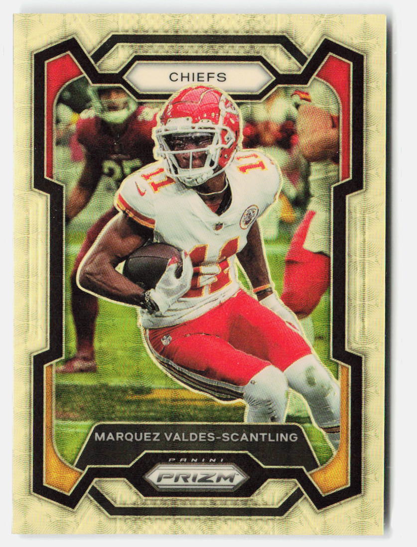 Marquez Valdes-Scantling 2023 Panini Prizm Gold Vinyl #147 #/5