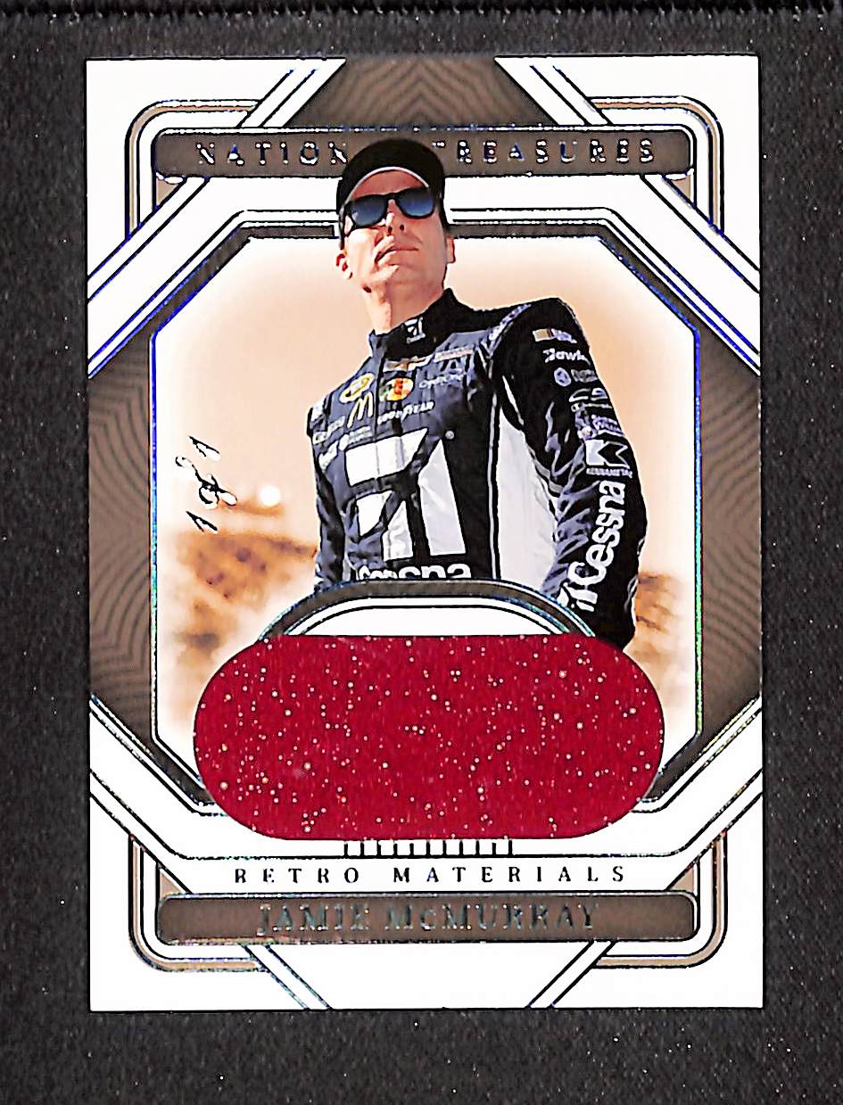 Jamie McMurray 2023 NT Retro Materials Sheet Metal Platinum Blue #RM-JMC #/1