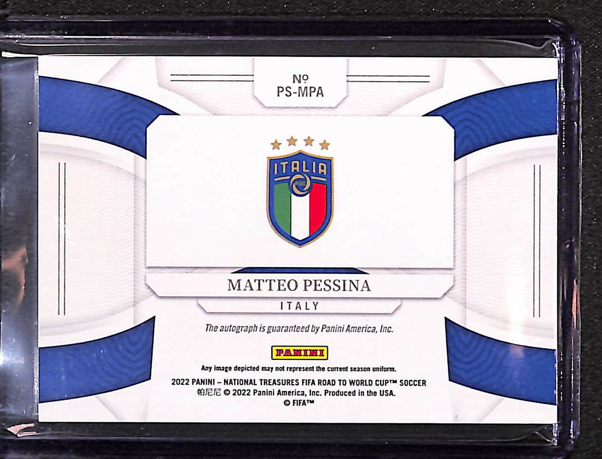 Matteo Pessina 2022 NT FIFA Peerless Signatures Ruby #PS-MPA #/25